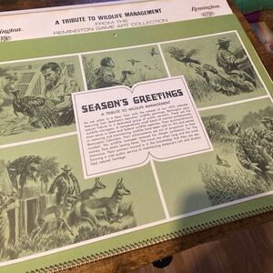 Vintage 1975 Remington Arms calendar